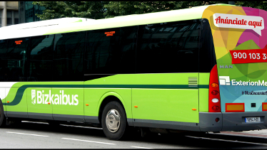 Exterion Media llevará la publicidad de los autobuses de Bizkaibus