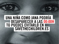 Creatividad efímera que recuerda que muchos niños refugiados desaparecen