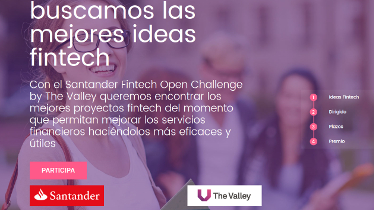 The Valley y Banco Santander convocan un concurso para emprendedores