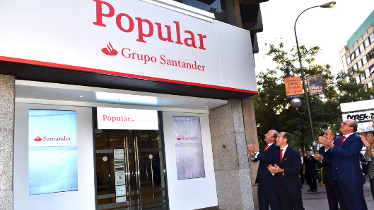 Santander inicia la integración con Popular