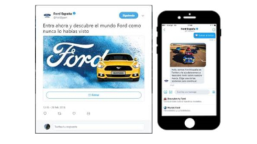 Ford estrena un ‘chatbot’ en Twitter de la mano de GTB y Mindshare