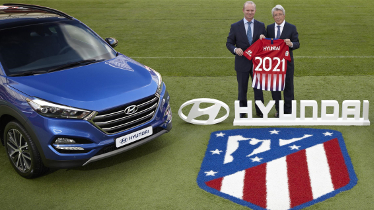 Hyundai empieza a patrocinar al Atlético de Madrid