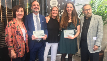 César Vacchiano y Carlota Pi, premios el Emprendimiento  de Agencias de España